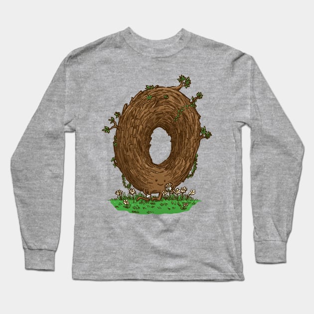 The Natural Donut Long Sleeve T-Shirt by nickv47